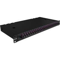 Excel Enbeam 24 Way Multimode Fibre Optic Panel 24 SC Duplex (48 Fibre) Violet